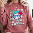 100 Days Of School Baseball Drip Ice Cream Boys Kids Comfort Colors Sweatshirt Orchid 100 Days Of School Baseball Drip Ice Cream Boys Kids Comfort Colors Sweatshirt Orchid