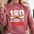 100 Days Of School Baseball 100 Days Smarter Boys Student Comfort Colors Sweatshirt Orchid 100 Days Of School Baseball 100 Days Smarter Boys Student Comfort Colors Sweatshirt Orchid