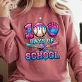 100 Days Of School Baseball Sports Drip Graphic Comfort Colors Sweatshirt Orchid 100 Days Of School Baseball Sports Drip Graphic Comfort Colors Sweatshirt Orchid