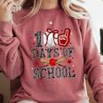 100 Days Of School Baseball Teacher 100 Days Smarter Student Comfort Colors Sweatshirt Orchid 100 Days Of School Baseball Teacher 100 Days Smarter Student Comfort Colors Sweatshirt Orchid