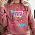 100 Days Of School Ice Cream Drip Baseball 100 Days Smarter Comfort Colors Sweatshirt Orchid 100 Days Of School Ice Cream Drip Baseball 100 Days Smarter Comfort Colors Sweatshirt Orchid