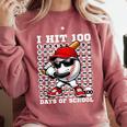 100 Days Of School Retro Baseball Sport For Boys Teachers Comfort Colors Sweatshirt Orchid 100 Days Of School Retro Baseball Sport For Boys Teachers Comfort Colors Sweatshirt Orchid