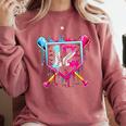 12th Birthday Boys Baseball Ice Cream Drip Boys Baseball Comfort Colors Sweatshirt Orchid 12th Birthday Boys Baseball Ice Cream Drip Boys Baseball Comfort Colors Sweatshirt Orchid