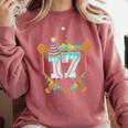 17th Birthday Baseball Drip Number 17 Year Old Birthday Boy Comfort Colors Sweatshirt Orchid 17th Birthday Baseball Drip Number 17 Year Old Birthday Boy Comfort Colors Sweatshirt Orchid