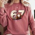 6 7 Six Seven American Baseball Graphic Comfort Colors Sweatshirt Orchid 6 7 Six Seven American Baseball Graphic Comfort Colors Sweatshirt Orchid