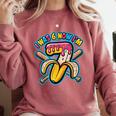 I Was 6 Now I’m 7 Banana Drip Birthday Baseball Comfort Colors Sweatshirt Orchid I Was 6 Now I’m 7 Banana Drip Birthday Baseball Comfort Colors Sweatshirt Orchid