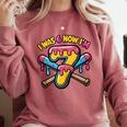 I Was 6 Now I'm 7 Dripping Ice Cream Baseball 67 Drip Comfort Colors Sweatshirt Orchid I Was 6 Now I'm 7 Dripping Ice Cream Baseball 67 Drip Comfort Colors Sweatshirt Orchid
