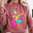 67 Baseball Dabbing Banana 6 7 Dripping Ice Cream Meme Comfort Colors Sweatshirt Orchid 67 Baseball Dabbing Banana 6 7 Dripping Ice Cream Meme Comfort Colors Sweatshirt Orchid