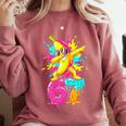 67 Baseball Ice Cream Six Seven Dabbing Banana Comfort Colors Sweatshirt Orchid 67 Baseball Ice Cream Six Seven Dabbing Banana Comfort Colors Sweatshirt Orchid