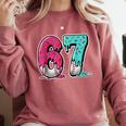 67 Ice Cream Drip Baseball Gen Alpha Slang Six Seven Meme Comfort Colors Sweatshirt Orchid 67 Ice Cream Drip Baseball Gen Alpha Slang Six Seven Meme Comfort Colors Sweatshirt Orchid