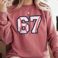 67 Sports Meme – Baseball Number 6 7 Comfort Colors Sweatshirt Orchid 67 Sports Meme – Baseball Number 6 7 Comfort Colors Sweatshirt Orchid