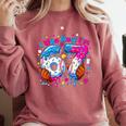 7th Birthday I Was 6 Now I'm 7 Baseball Ice Cream Drip Comfort Colors Sweatshirt Orchid 7th Birthday I Was 6 Now I'm 7 Baseball Ice Cream Drip Comfort Colors Sweatshirt Orchid
