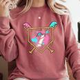 7th Birthday Baseball Bat Ice-Cream Drip 7yrs Old Boys Girls Comfort Colors Sweatshirt Orchid 7th Birthday Baseball Bat Ice-Cream Drip 7yrs Old Boys Girls Comfort Colors Sweatshirt Orchid