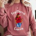 African American Baseball Mom Sagittarius Queen Zodiac Sign Comfort Colors Sweatshirt Orchid African American Baseball Mom Sagittarius Queen Zodiac Sign Comfort Colors Sweatshirt Orchid