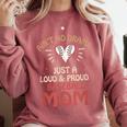Ain’t No Drama Just a Loud & Proud Baseball Mom Comfort Colors Sweatshirt Orchid Ain’t No Drama Just a Loud & Proud Baseball Mom Comfort Colors Sweatshirt Orchid