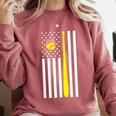 American Flag Baseball Mom Team Comfort Colors Sweatshirt Orchid American Flag Baseball Mom Team Comfort Colors Sweatshirt Orchid