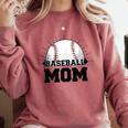 American Flag Patriotic Game Day Baseball Mom Comfort Colors Sweatshirt Orchid American Flag Patriotic Game Day Baseball Mom Comfort Colors Sweatshirt Orchid