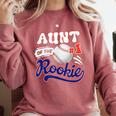 Aunt Rookie Of Year 1st Birthday Baseball Theme Matching Comfort Colors Sweatshirt Orchid Aunt Rookie Of Year 1st Birthday Baseball Theme Matching Comfort Colors Sweatshirt Orchid