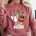 Ball Mom Football Baseball Mom Heart Comfort Colors Sweatshirt Orchid Ball Mom Football Baseball Mom Heart Comfort Colors Sweatshirt Orchid