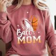 Ball Mom Heart Basketball Baseball Mom Premium Comfort Colors Sweatshirt Orchid Ball Mom Heart Basketball Baseball Mom Premium Comfort Colors Sweatshirt Orchid