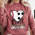 Ball Mom Heart Soccer Baseball Mom Comfort Colors Sweatshirt Orchid Ball Mom Heart Soccer Baseball Mom Comfort Colors Sweatshirt Orchid