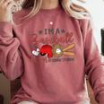 Ball Mom I'm A Baseball Mom Baseball Mom Comfort Colors Sweatshirt Orchid