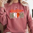Baller Mom Leopard Basketball Baseball Mom Comfort Colors Sweatshirt Orchid Baller Mom Leopard Basketball Baseball Mom Comfort Colors Sweatshirt Orchid