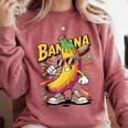 Banana Baseball Cartoon Cool Sports Kids Teens Comfort Colors Sweatshirt Orchid Banana Baseball Cartoon Cool Sports Kids Teens Comfort Colors Sweatshirt Orchid