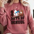Baseball 100 Days Of School Happy 100th Day Teachers Kids Comfort Colors Sweatshirt Orchid Baseball 100 Days Of School Happy 100th Day Teachers Kids Comfort Colors Sweatshirt Orchid