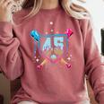 Baseball 45 Year Old Ice Cream Drip 45th Birthday Number 45 Comfort Colors Sweatshirt Orchid Baseball 45 Year Old Ice Cream Drip 45th Birthday Number 45 Comfort Colors Sweatshirt Orchid
