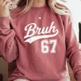 Baseball 6 7 Bruh Number 67 Six Seven Meme Boys Kids Comfort Colors Sweatshirt Orchid Baseball 6 7 Bruh Number 67 Six Seven Meme Boys Kids Comfort Colors Sweatshirt Orchid