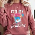 Baseball 6 Year Old Ice Cream Drip 6th Birthday Boy Number 6 Comfort Colors Sweatshirt Orchid Baseball 6 Year Old Ice Cream Drip 6th Birthday Boy Number 6 Comfort Colors Sweatshirt Orchid