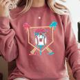 Baseball 6 Year Old Ice Cream Drip 6th Birthday Boys Player Comfort Colors Sweatshirt Orchid Baseball 6 Year Old Ice Cream Drip 6th Birthday Boys Player Comfort Colors Sweatshirt Orchid