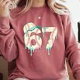 Baseball 67 Drip Six Seven Baseball Dripping Boys Kids Comfort Colors Sweatshirt Orchid Baseball 67 Drip Six Seven Baseball Dripping Boys Kids Comfort Colors Sweatshirt Orchid