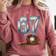 Baseball 67 Six Seven Meme 6-7 Drip Baseball Boys Men Comfort Colors Sweatshirt Orchid Baseball 67 Six Seven Meme 6-7 Drip Baseball Boys Men Comfort Colors Sweatshirt Orchid