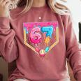 Baseball 67 Six Seven Meme Drip 6 7 Boys Girl Kids Comfort Colors Sweatshirt Orchid Baseball 67 Six Seven Meme Drip 6 7 Boys Girl Kids Comfort Colors Sweatshirt Orchid