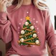 Baseball Bat Christmas Tree Lights Holiday Xmas Comfort Colors Sweatshirt Orchid Baseball Bat Christmas Tree Lights Holiday Xmas Comfort Colors Sweatshirt Orchid