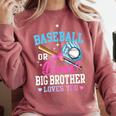Baseball Or Bows Big Brother Loves You Gender Pink Or Blue Comfort Colors Sweatshirt Orchid Baseball Or Bows Big Brother Loves You Gender Pink Or Blue Comfort Colors Sweatshirt Orchid