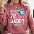Baseball Or Bows Your Daddy Loves You Gender Reveal Matching Comfort Colors Sweatshirt Orchid Baseball Or Bows Your Daddy Loves You Gender Reveal Matching Comfort Colors Sweatshirt Orchid