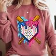 Baseball Boys Ice Cream Drip Baseball Comfort Colors Sweatshirt Orchid Baseball Boys Ice Cream Drip Baseball Comfort Colors Sweatshirt Orchid