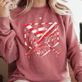 Baseball Candy Cane Christmas Baseball Ice Cream Drip Boys Comfort Colors Sweatshirt Orchid Baseball Candy Cane Christmas Baseball Ice Cream Drip Boys Comfort Colors Sweatshirt Orchid