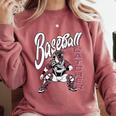 Baseball Catcher Gear Home Plate Comfort Colors Sweatshirt Orchid Baseball Catcher Gear Home Plate Comfort Colors Sweatshirt Orchid