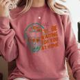 Baseball Catcher Waiting At Home Aggressive Player Quote Comfort Colors Sweatshirt Orchid