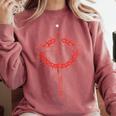 Baseball Cross Bats Pitcher Jesus Faith Comfort Colors Sweatshirt Orchid
