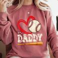 Baseball Daddy Baseball Heart Family Matching Comfort Colors Sweatshirt Orchid Baseball Daddy Baseball Heart Family Matching Comfort Colors Sweatshirt Orchid