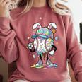 Baseball Drip Ice Cream Apparel Youth Boy Easter Day Comfort Colors Sweatshirt Orchid Baseball Drip Ice Cream Apparel Youth Boy Easter Day Comfort Colors Sweatshirt Orchid