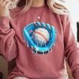 Baseball Drip Ice Cream Glove With Sprinkles Ball Boys Youth Comfort Colors Sweatshirt Orchid Baseball Drip Ice Cream Glove With Sprinkles Ball Boys Youth Comfort Colors Sweatshirt Orchid