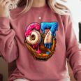 Baseball Drip Ice Cream Number 67 Player Or 67th Birthday Comfort Colors Sweatshirt Orchid Baseball Drip Ice Cream Number 67 Player Or 67th Birthday Comfort Colors Sweatshirt Orchid