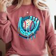 Baseball Drip Ice Cream Sprinkles Baseball Player Premium Tri-Blend Comfort Colors Sweatshirt Orchid Baseball Drip Ice Cream Sprinkles Baseball Player Premium Tri-Blend Comfort Colors Sweatshirt Orchid