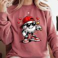 Baseball Drip Ice Cream Valentine’s Day Boys Kids Comfort Colors Sweatshirt Orchid Baseball Drip Ice Cream Valentine’s Day Boys Kids Comfort Colors Sweatshirt Orchid
